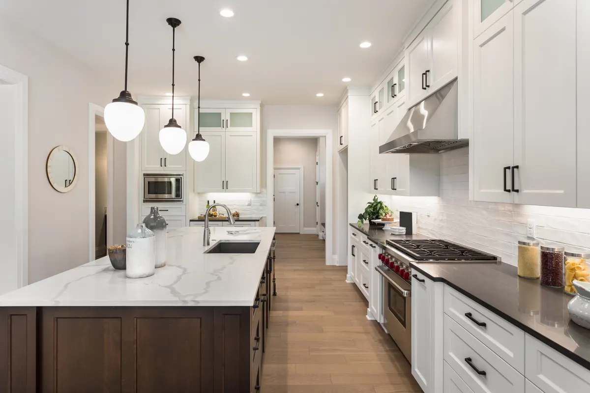 Remodeled kitchen